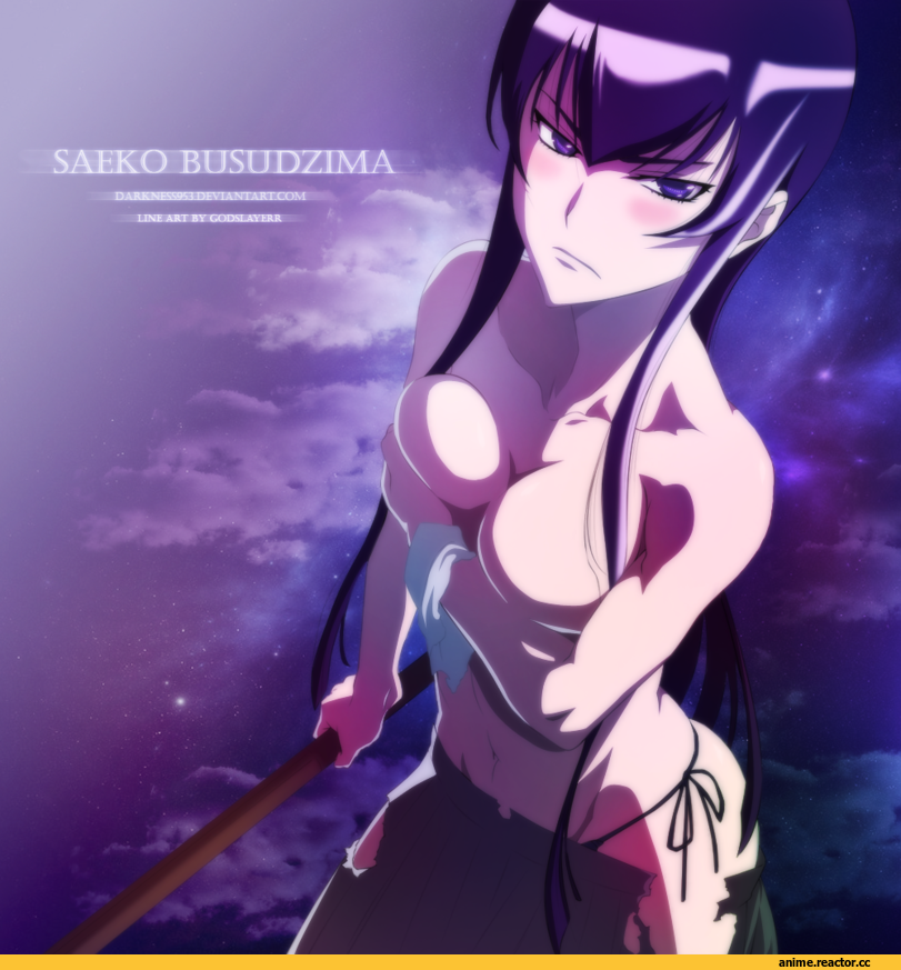 High school of the Dead, art, личное, Anime