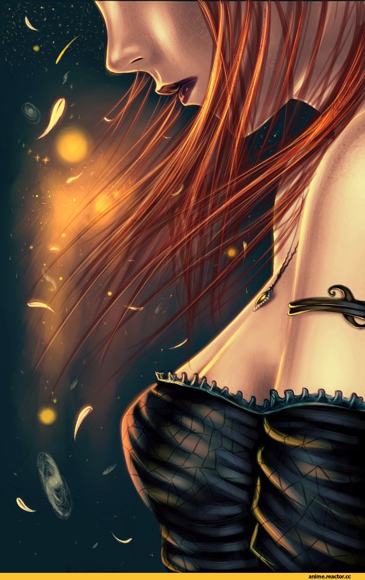 art, рыжие, Anime