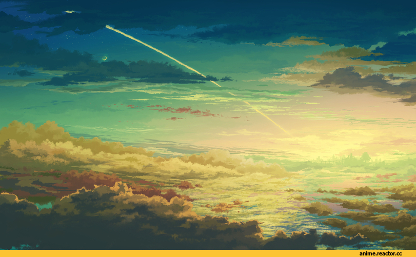 art, красота, пейзаж, обои, песочница, удалённое, Anime