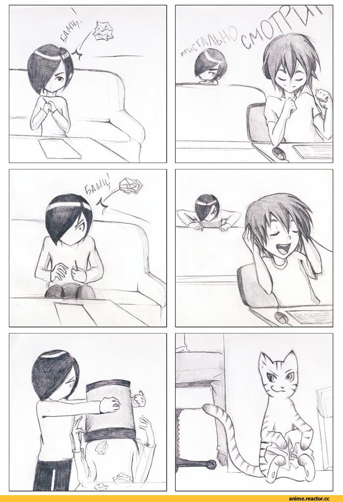 Комиксы, art, котэ, story, песочница, Anime