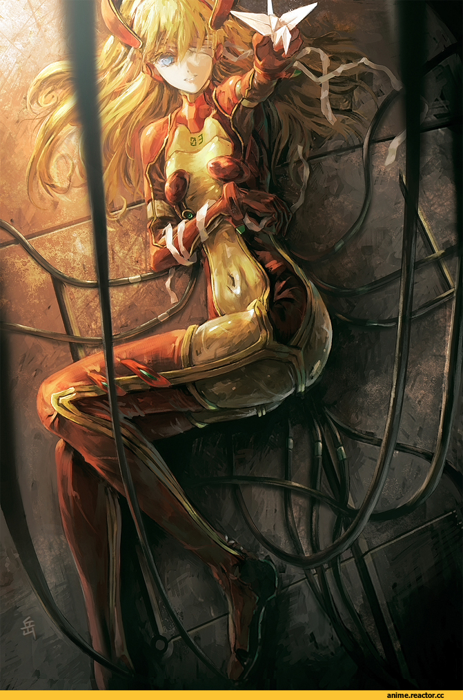 art, Evangelion, asuka, песочница, Anime