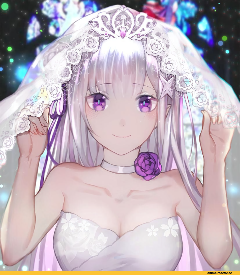 Re Zero Kara Hajimeru Isekai Seikatsu, Emilia (re zero), yue (pixiv4635680), Anime