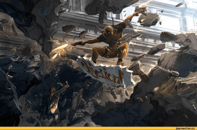 art, Marvel, Deadpool, game, песочница, Anime