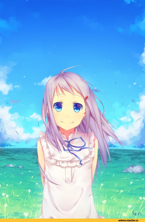 art, Ano Hi Mita Hana, песочница, Anime