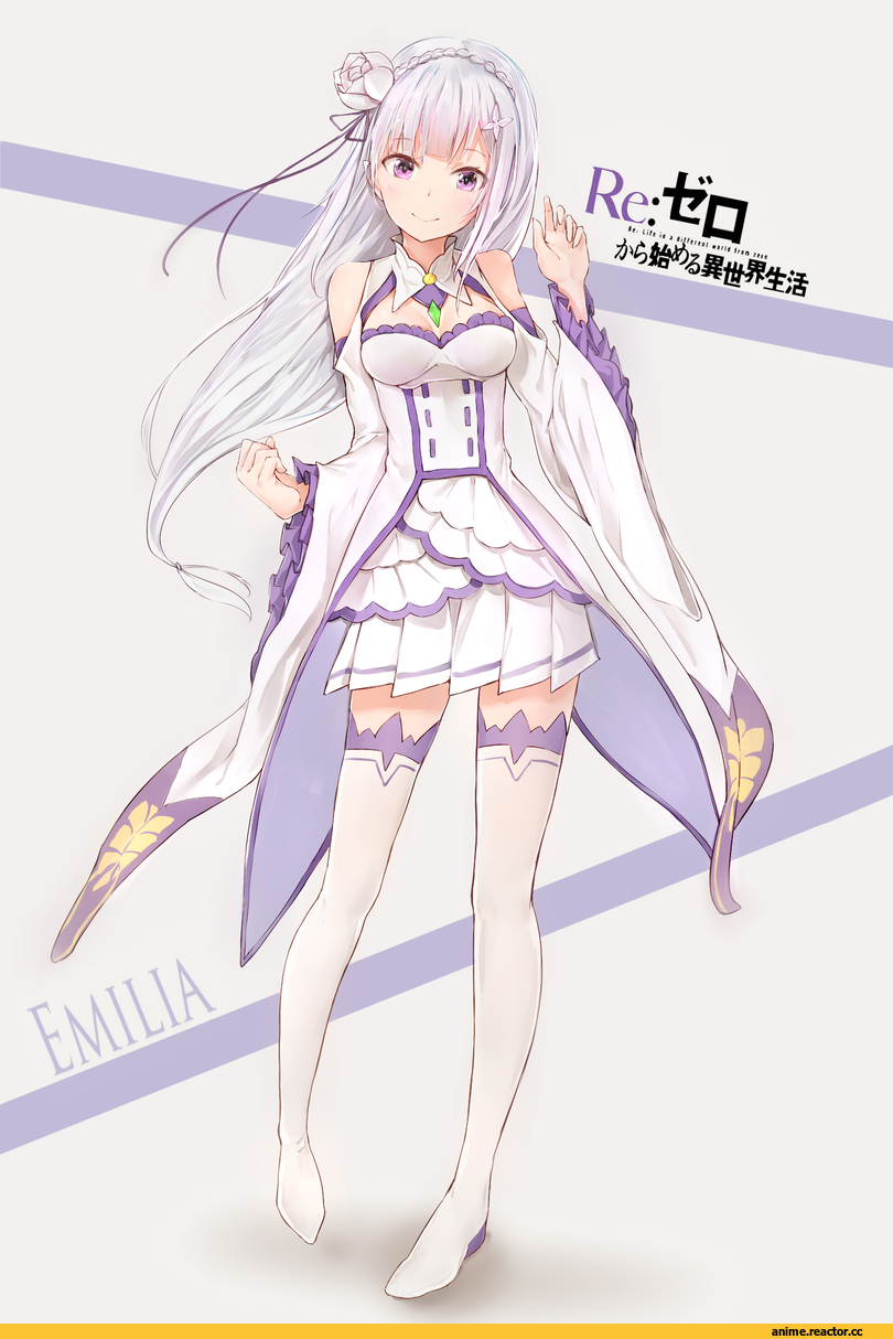 Emilia (re zero), Re Zero Kara Hajimeru Isekai Seikatsu, Silver (Chenwen), Anime
