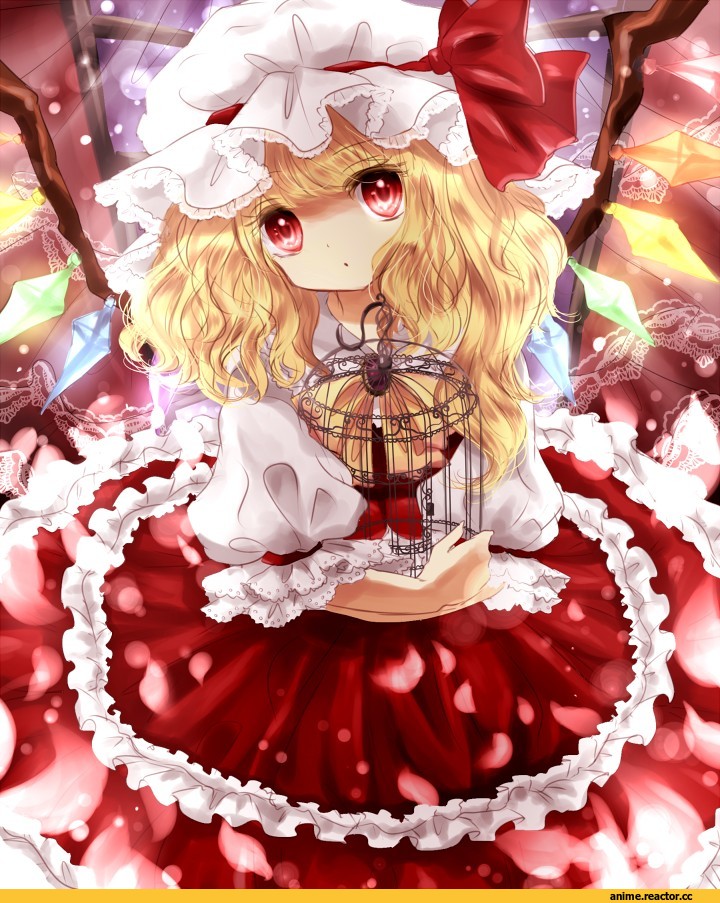 art, Flandre Scarlet, песочница, Touhou Project, Anime