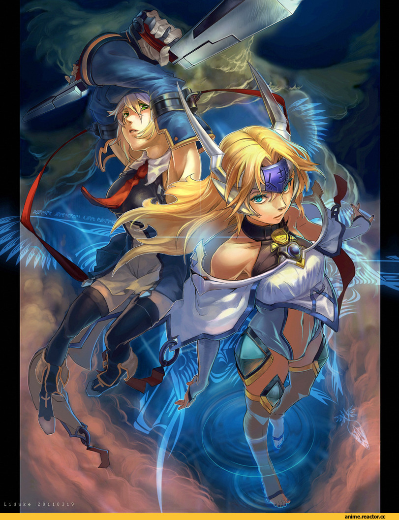 Blazblue, art, песочница, Anime