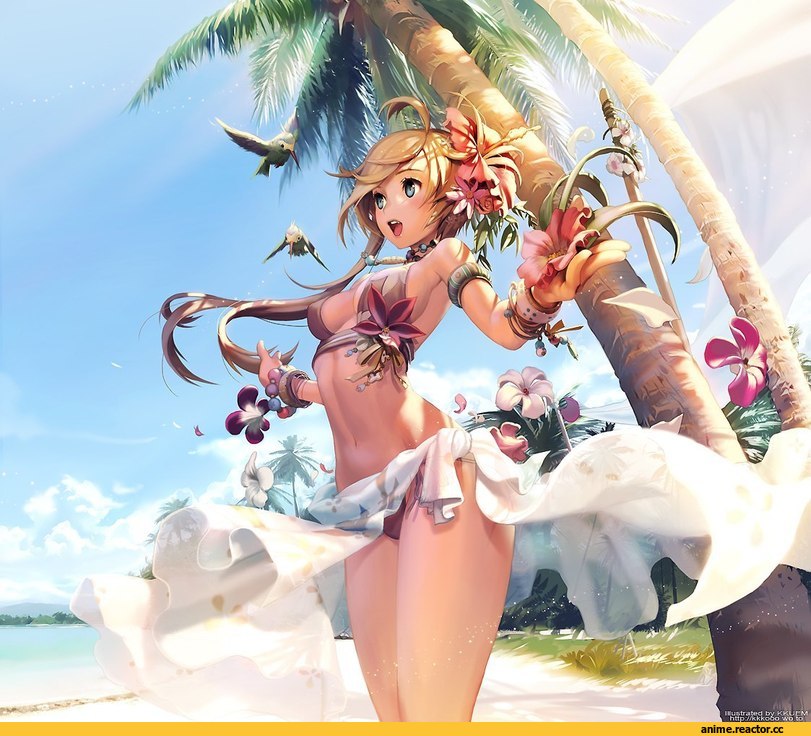 art, лето, Anime