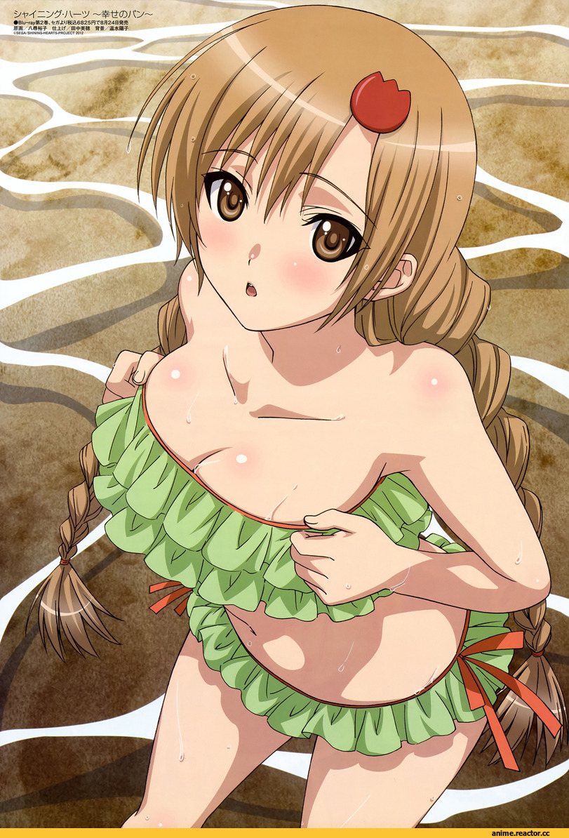art, Shining Hearts, Megami Magazine, Anime