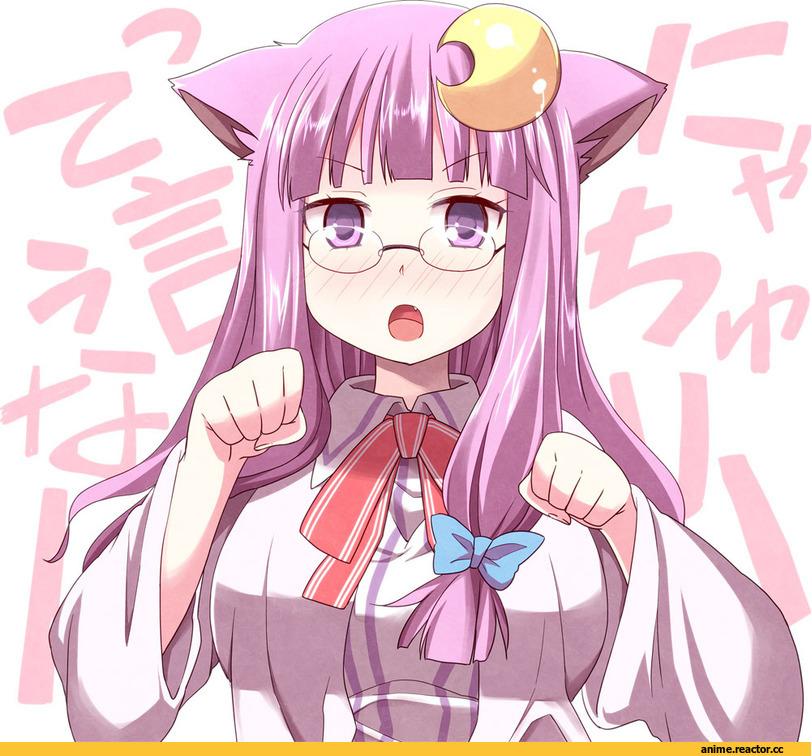 art, няшка, некомими, личное, песочница, очки, Patchouli Knowledge, Touhou Project, Anime