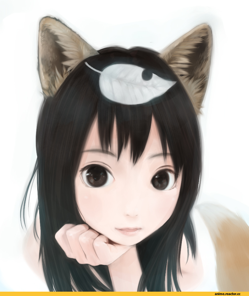 песочница, art, автор Haruno, Anime Original, Кицунемими, Anime Art, Anime