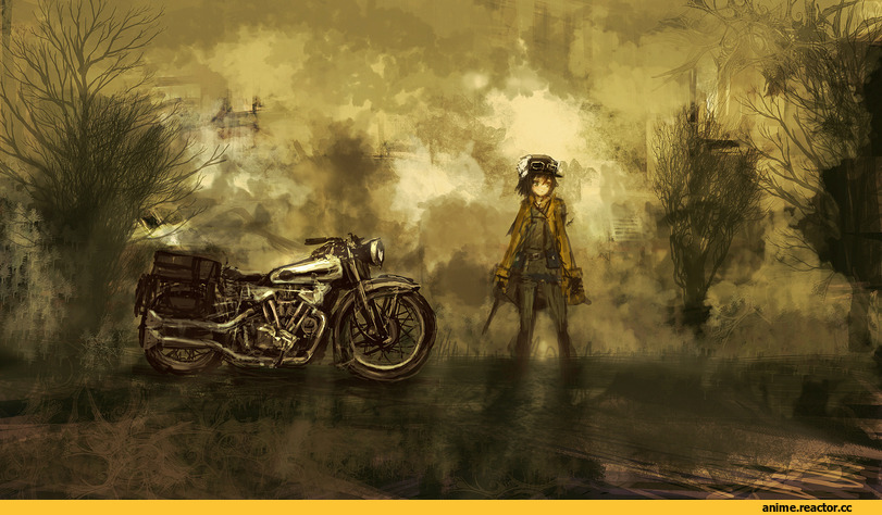 песочница, art, автор Fuzi Choko, Anime