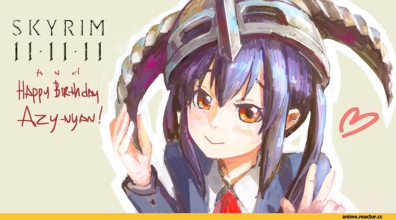art, K-ON!, Skyrim, Nakano Azusa, песочница, Anime