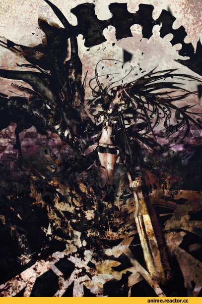 art, Black Rock Shooter, Deimos, продолжение в комментариях, Anime