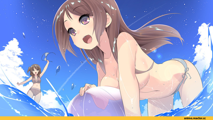art, море, Anime