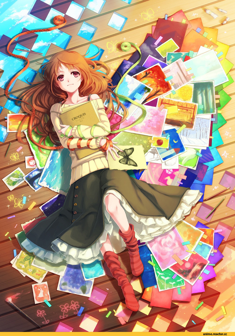 art, песочница, Juuni Kei, Anime