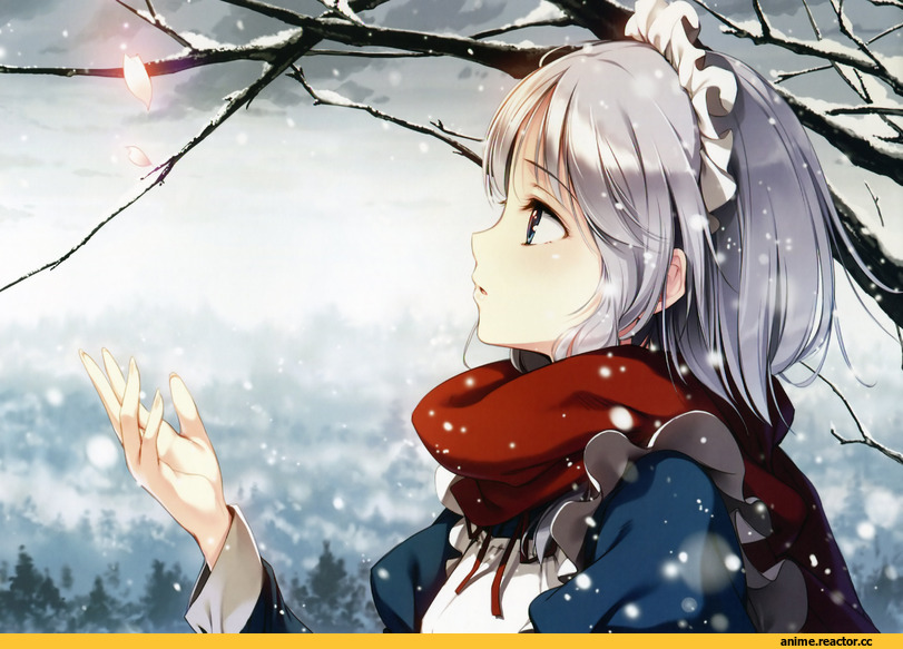 art, Izayoi Sakuya, песочница, Touhou Project, Anime