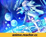 art, ночь, песочница, Anime