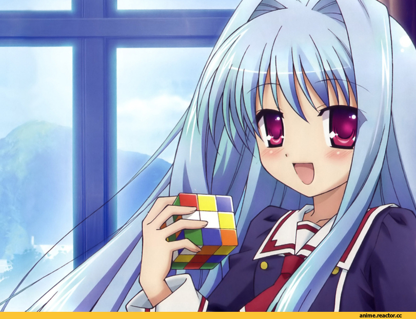 art, cube x cursed x curious, песочница, Anime