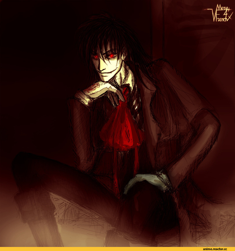 Anime Art, Hellsing, Alucard, песочница, art, Anime