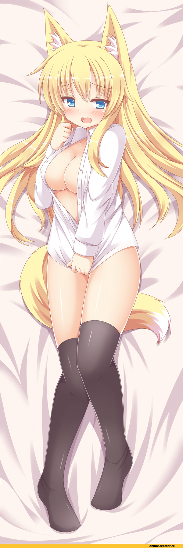 art, yuu (yu0221f), песочница, Anime Ero, Kitsune, Animal Ears, Anime