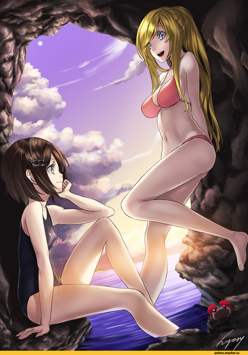 art, yukimi dango, песочница, Anime