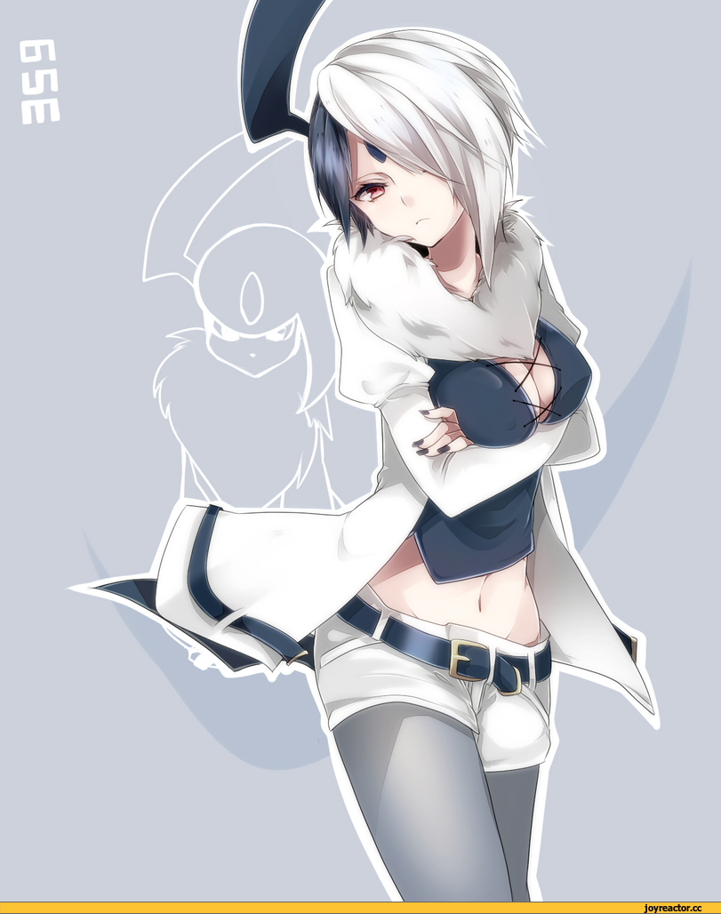 art, Pokémon, Absol, песочница, Anime