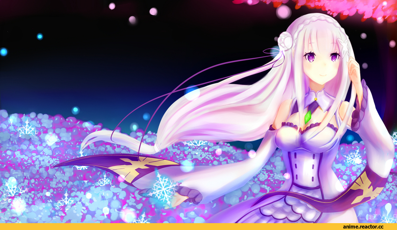 Re Zero Kara Hajimeru Isekai Seikatsu, Emilia (re zero), lazy☆daze, Anime