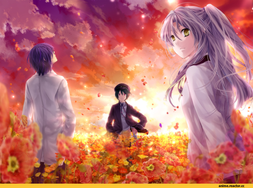 art, Angel Beats!, песочница, Tachibana Kanade, Anime