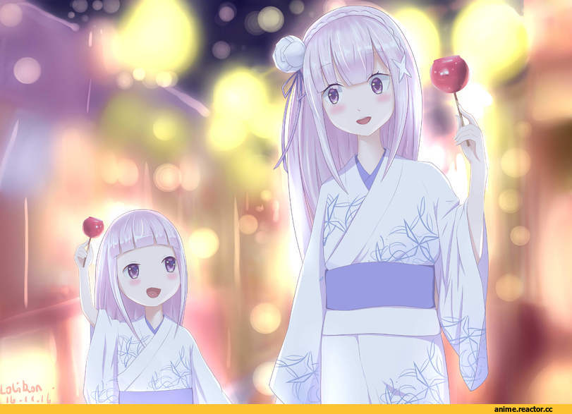 Re Zero Kara Hajimeru Isekai Seikatsu, Emilia (re zero), Anime