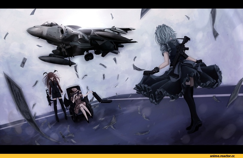 art, Deimos, Modern Warfare 3, Terabyte, Опасные Няшки, Remilia Scarlet, Izayoi Sakuya, Koakuma, Call of Duty Modern Warfare 3, Anime Няши, Anime, Touhou Project, Call of Duty, Игры