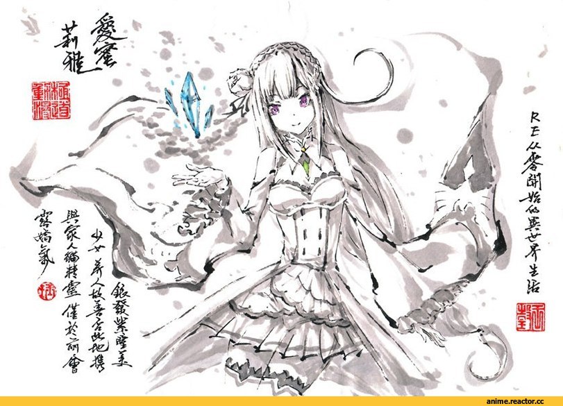 Re Zero Kara Hajimeru Isekai Seikatsu, Emilia (re zero), Rem (re zero), Ram (Re Zero), Natsuki Subaru, Beatrice (Re Zero), Petelgeuse Romanée-Conti, Anime