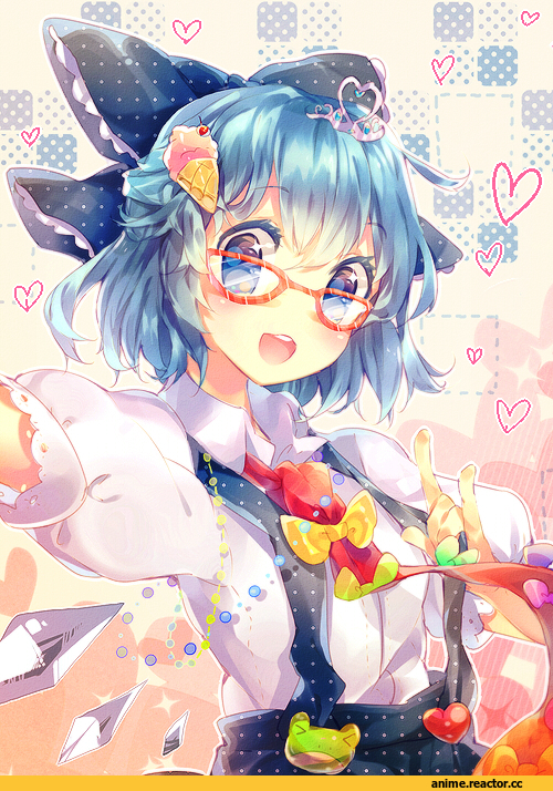 9, Touhou Project, Cirno, Deimos, art, cirno day, Genius, продолжение в комментариях, Anime