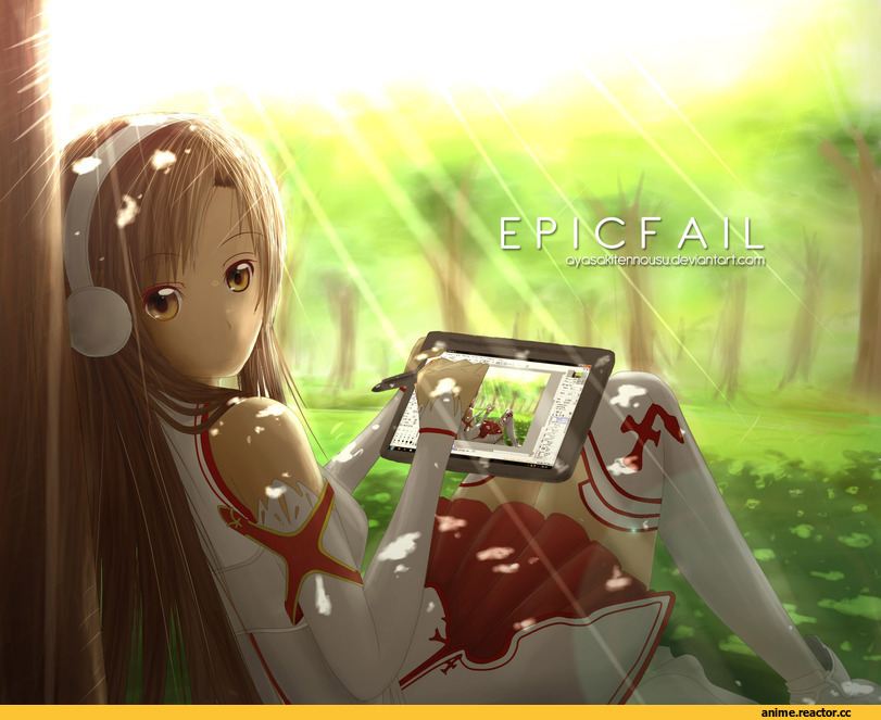 art, Sword Art Online, Asuna, Anime