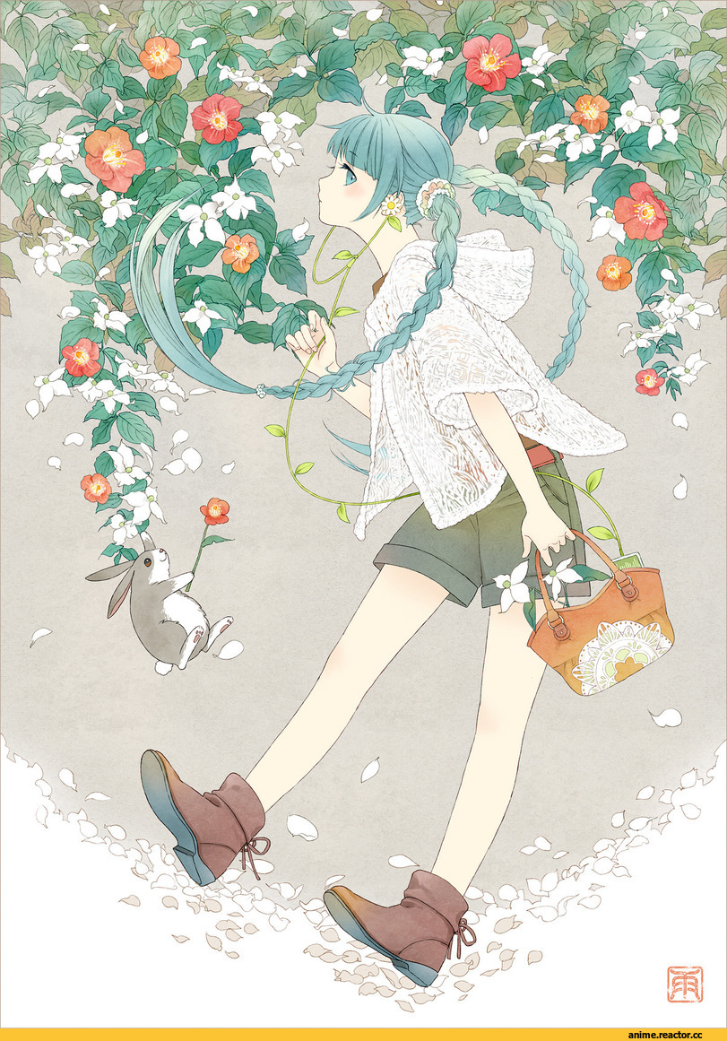 art, ame (conronca), Vocaloid, Hatsune Miku, Anime