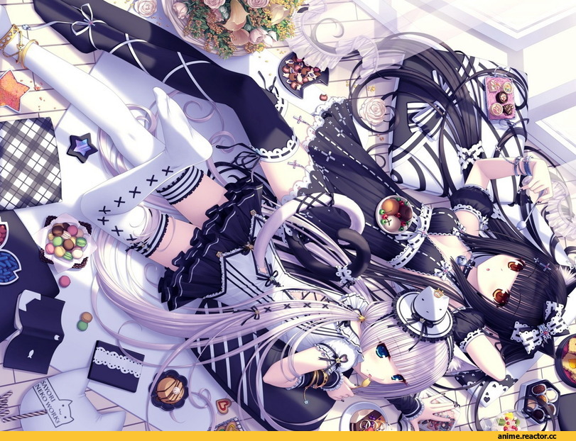 art, Sayori, Vanilla, Chocola, Anime