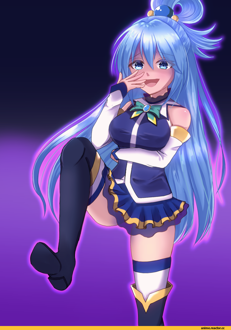 Anime Art, artist, art, Kono Subarashii Sekai ni Shukufuku wo!, Aqua (KonoSuba), anjel3yakk (artist), Anime