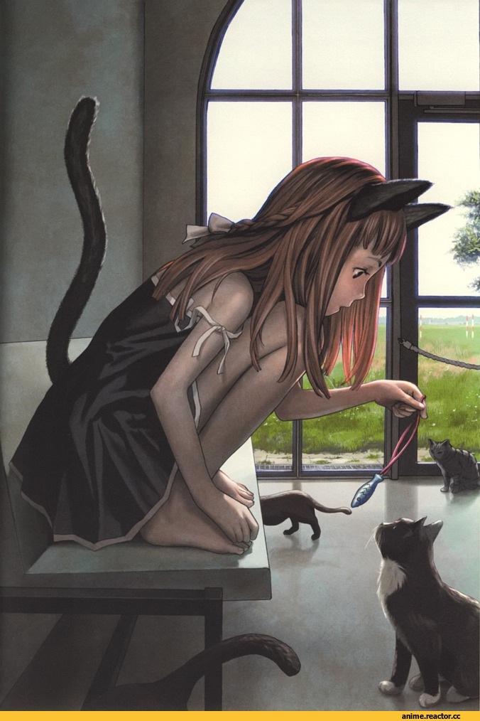 art, Anime Art, Animal Ears, Неко, Anime