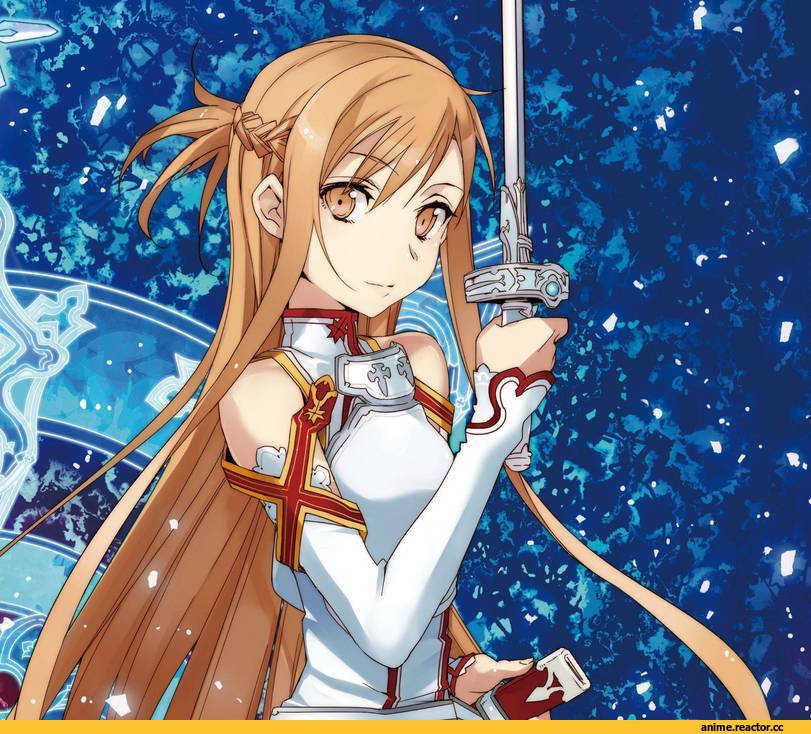 Тред молодой Богини, art, Sword Art Online, Yuuki Asuna, Anime