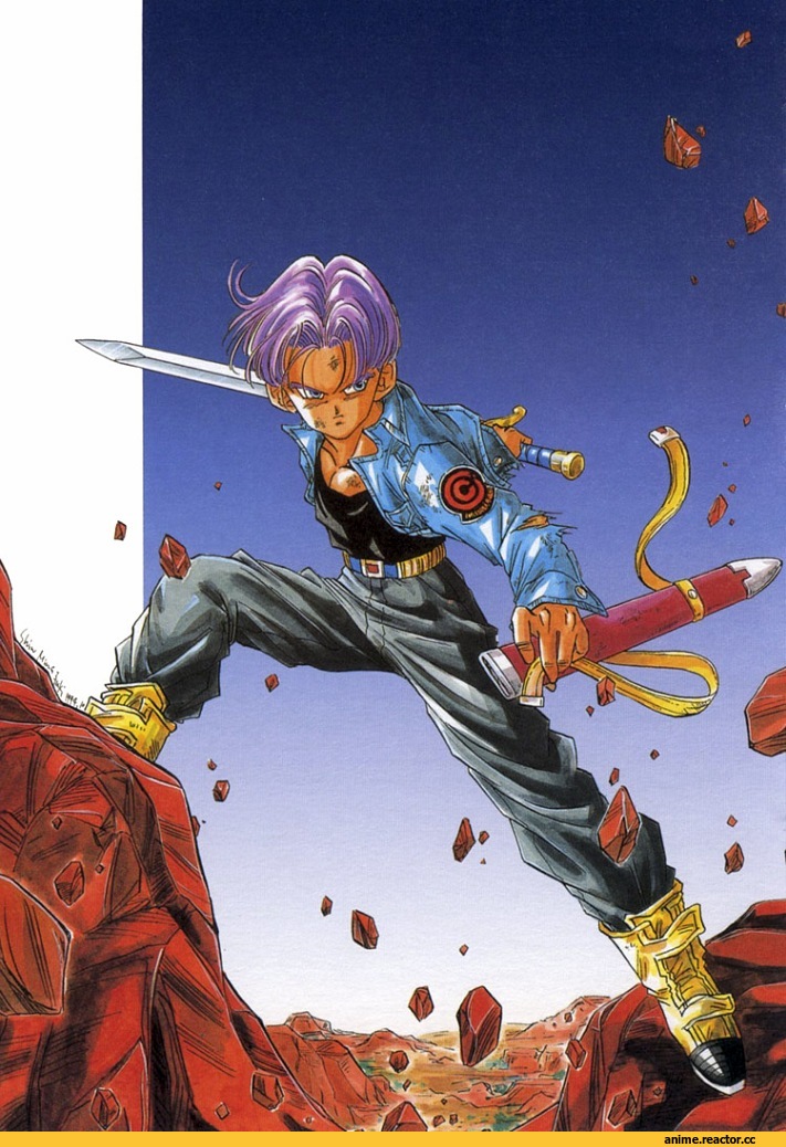 art, Dragon Ball, Trunks, Anime