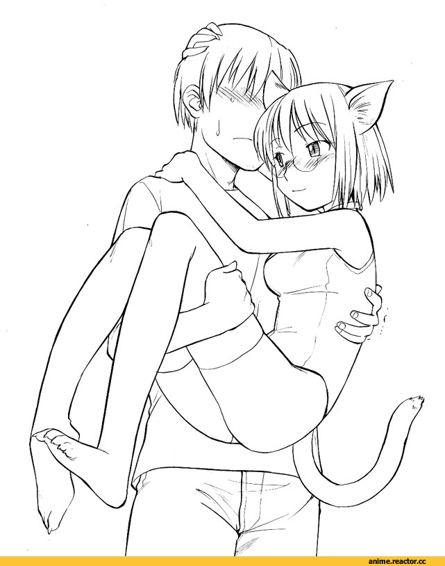nekomimi, art, 2k, Anime