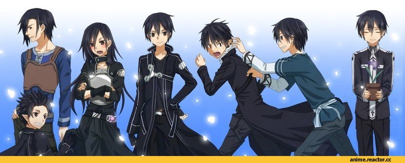 art, все аватары Кирито, Sword Art Online, Kirito, Anime
