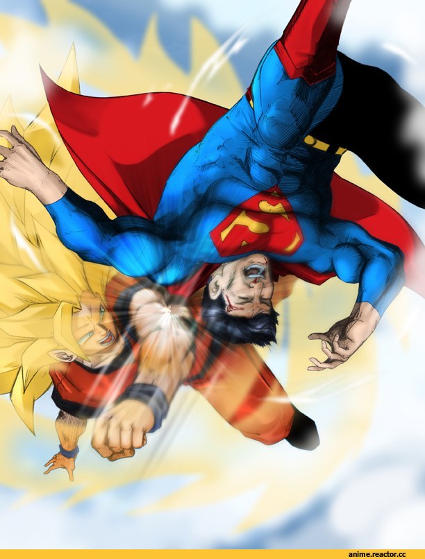 Dragon Ball, Goku, Superman, art, Anime