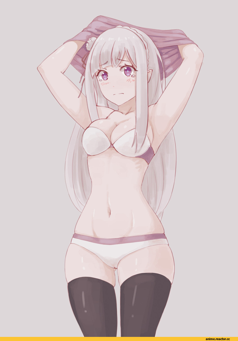 Emilia (re zero), Re Zero Kara Hajimeru Isekai Seikatsu, Anime Ero Pantsu, Anime Ero, kuso-otoko, Anime