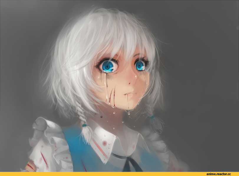 art, Izayoi Sakuya, Touhou Project, Sola7764, Anime