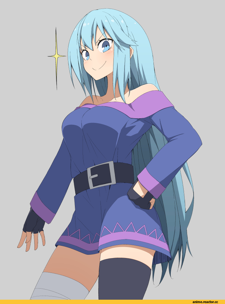 salpin, Aqua (KonoSuba), KonoSuba, crossdress, Anime