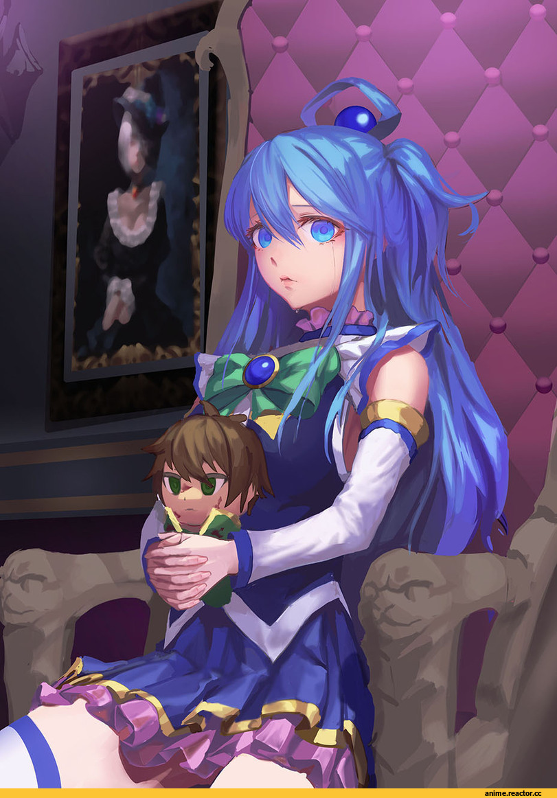 Aqua (KonoSuba), KonoSuba, Satou Kazuma, Anime