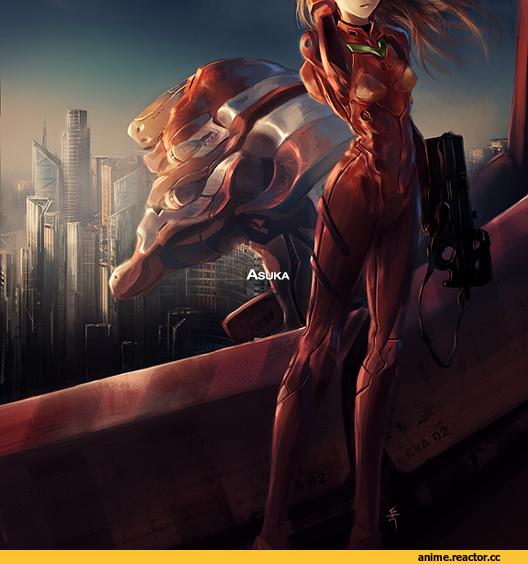art, asuka, Anime