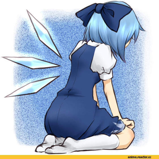 art, Touhou Project, Cirno, sherad, Anime