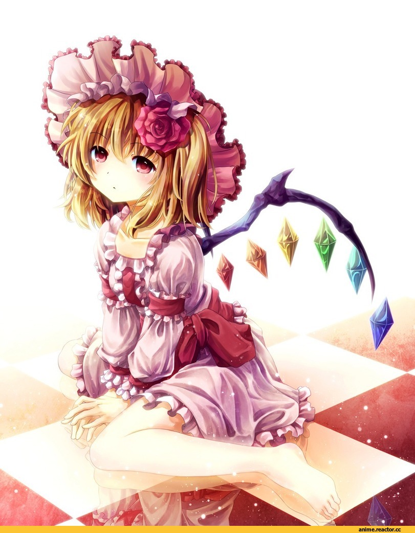 art, Flandre Scarlet, mikkii (artict), Touhou Project, Anime